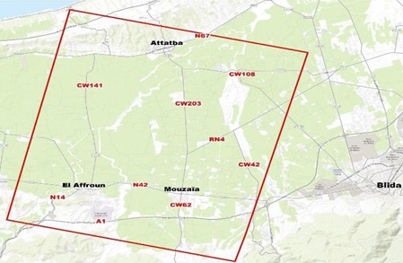 Cartographie des zones irriguées à partir des images Alsat-2   en multi-dates : Cas de la plaine de la Mitidja.