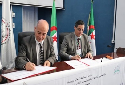 التوقيع على اتفاقيتي شراكة بين مركز التقنيات الفضائية التابع للوكالة الفضائية الجزائرية وجامعة قسنطينة 3-صالح بوبنيدر ومركز البحث في تهيئة الإقليم