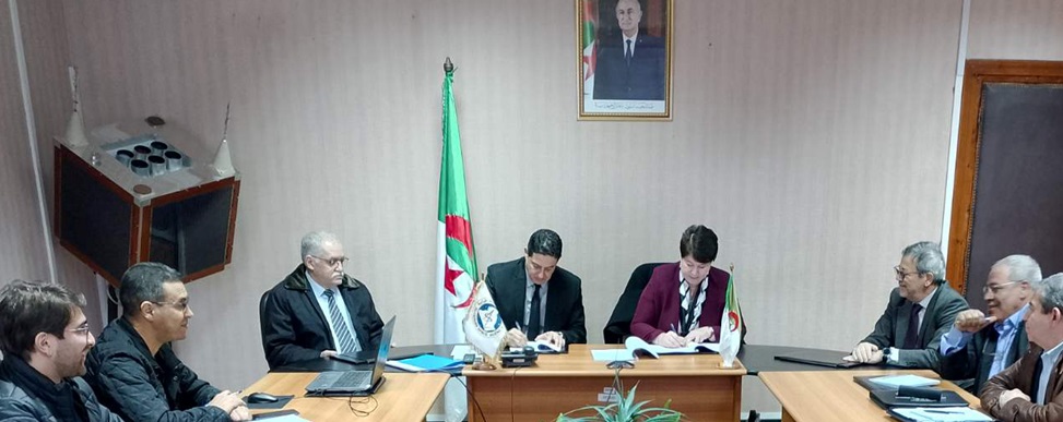 اتفاقياتي تعاون بين الوكالة الفضائية الجزائرية ووكالة المصلحة الجيولوجية للجزائر
