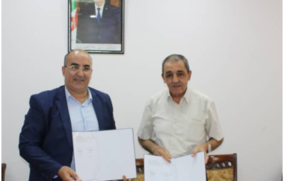 Signature d’une convention-cadre de coopération entre le Centre de Développement des Satellites (CDS) et L’Ecole Nationale Supérieure des Télécommunications et des Technologies de l’Information et de la Communication-Abdelhafid Boussouf- « ENSTTIC »